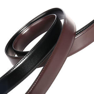 Ceinture en cuir de vachette tressé, rotative, réversible, double face, décontractée et habillée, avec boucle argentée, imperméable et respirante – Grande Vente - Product Image 3