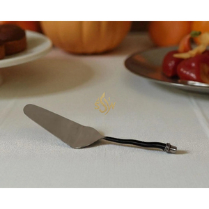 Juego de Cuchillos y Servidores de Pastel de Metal de Alta Calidad para Bodas y Fiestas, Elegante Utensilio para Cortar y Servir Pastel, Directo del Fabricante - Product Image 5