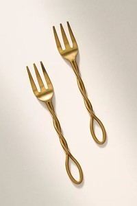 Ensemble de fourchettes en métal doré de qualité supérieure au meilleur prix pour les mariages, les événements et les fêtes - Product Image 6