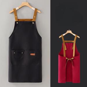 Custom Unisex Adult <b>Apron</b> <b>Kitchen</b> Waterproof Oil Proof Adjustable Waiter Tool Washable Carpenter Barista - Product Image 2