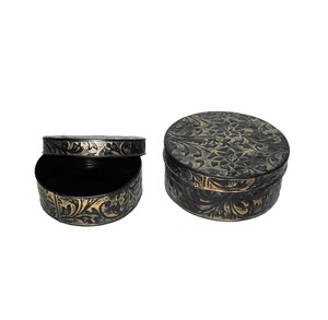 Luxury Customized Metal Canister with Decorative Detailing for Premium Interior Styling - Product Image 2