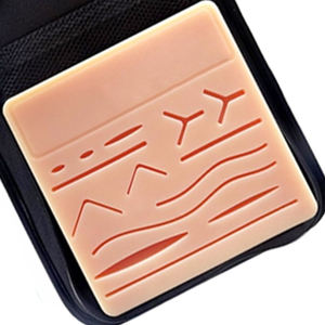 Grand tapis en acier inoxydable avec 14 plaies pré-découpées pour la pratique de la suture, kit d'instruments chirurgicaux électriques pour étudiants en médecine et usage hospitalier - Product Image 3