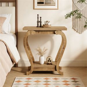 Storage Rack <b>Side</b> Table Tea or Coffee Table with Hidden Compartment - Product Image 3