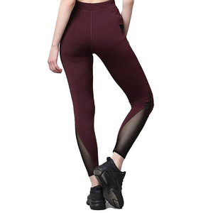 Leggings de yoga pour femmes, respirants, confortables, taille élastique, couleur unie, longueur cheville, spandex/nylon, légers - Product Image 3