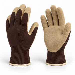 Gants de travail en tricot avec revêtement intégral en latex, antidérapants, antistatiques, durables, texture lisse, poignet en tricot, gants de sécurité polyvalents - Product Image 6