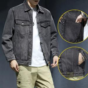 Veste en jean pour homme 2026 en gros à prix abordable, respirante, avec logo personnalisé, service OEM - Product Image 4