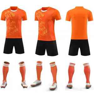Tenues de football 7 sur 7 personnalisables pour adultes et jeunes, ensemble maillot de foot avec impression de nom, en stock pour équipes masculines - Product Image 2
