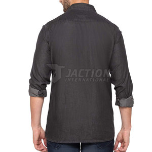 เสื้อเชิ้ตยีนส์ผู้ชายใส่สบาย ระบายอากาศดี ลดราคาออนไลน์ เสื้อเชิ้ตยีนส์ผู้ชายสไตล์สตรีทแวร์ - Product Image 3