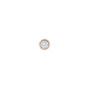 Pendientes de Diamantes de 4.8 mm, Corte Redondo, Cultivados en Laboratorio, Minimalistas, para Uso Diario, con Cierre de Rosca, Joyería Fina, Oro Sólido de 14K - Product Image 3