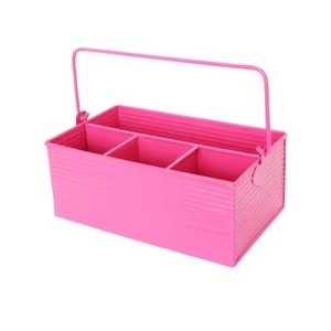 Wholesale Price Durable Vintage Metal Cart Cutlery Holder with Wheels for <b>Kitchen</b> Tableware Storage <b>Caddy</b> Cutlery Holder - Product Image 5