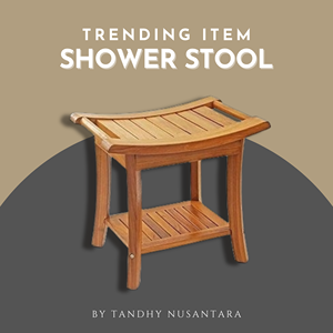 Banco de Ducha de Bambú de Diseño Sencillo Directo de Fábrica, Silla de Baño con Estante, Organizador Impermeable de Madera para Spa y Baño - OFERTA - Product Image 6