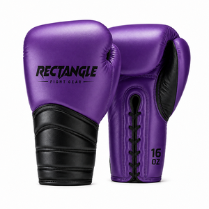 Gants de boxe rectangulaires personnalisés, gants de sparring, gants d'entraînement, équipement de combat en cuir PU, MMA, Kickboxing, OEM, ODM - Product Image 1