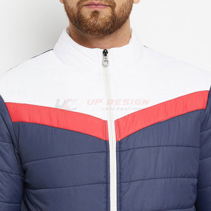Vente directe usine Nouvelle arrivée Doudoune matelassée pour homme respirante et écologique à manches longues avec deux poches latérales Couleurs personnalisables - Product Image 3