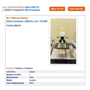 Carl Zeiss Axiotron - Product Image 1