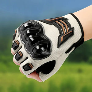 Guantes de Motocicleta Antideslizantes, Duraderos, Compatibles con Pantalla Táctil, Resistentes al Viento, Guantes sin Dedos para Motociclismo, Precio al por Mayor, OEM Personalizado - Product Image 4