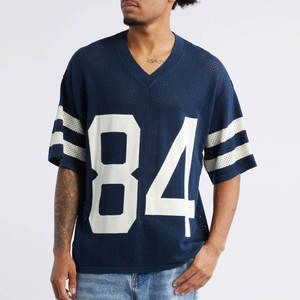 T-shirt de sport confortable et aéré à col en V, coutures renforcées, pour homme - Product Image 6