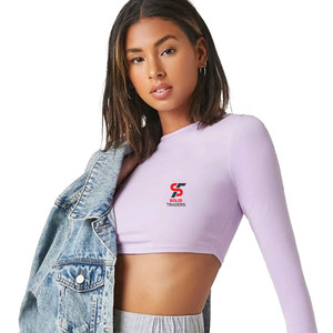 Top Corto para Mujer, Diseño Moderno y Minimalista, Estampado Sólido, Ligero y Cómodo, Ideal para Fiestas de Graduación - Product Image 2
