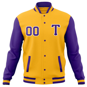Custom Varsity <b>Jacket</b> Personalized Letterman <b>Jacket</b> Orange White Baseball <b>Jacket</b> Custom Name Number Embroidery OEM Wholesale - Product Image 5