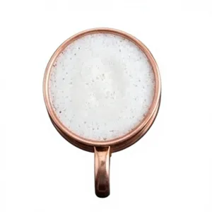 Jarra clásica de cobre cepillado liso, taza premium de metal tradicional para cerveza, estilo clásico de taberna con acento horizontal. - Product Image 5