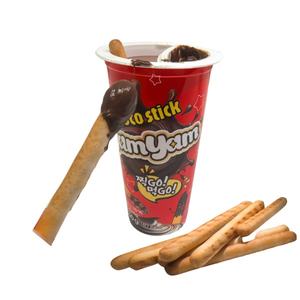 Vente en gros de biscuits longs pour enfants, texture croustillante, 35 g, goût sucré, sauce au chocolat, biscuits en forme de doigt, barres de chocolat - Product Image 4