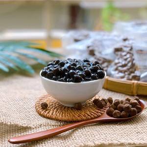 Bulk Black Tapioca Pearls 2.2mm 2.5mm High Quality Boba Pearls for Milk <b>Tea</b> Topping Vietnam Supplier - Product Image 2