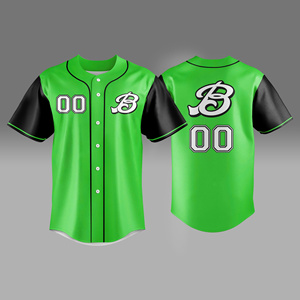 Camisetas de Béisbol Personalizadas con Botones, Uniformes Deportivos Personalizados para Hombre/Mujer/Niño, Ropa Deportiva al por Mayor - Product Image 2