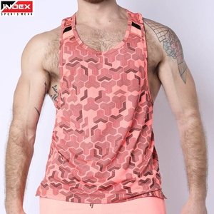 Camiseta sin Mangas Sublimada para Hombre, 100% de Alta Calidad, Duradera, Personalizada, para Gimnasio, Entrenamiento, Transpirable - Product Image 1