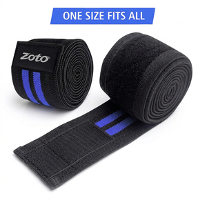 ผ้าพันเข่าแบบรัดกระชับ ZOTO สำหรับนักกีฬา เพิ่มประสิทธิภาพในการยกน้ำหนัก รองรับการออกกำลังกายแบบเดดลิฟท์และฟิตเนส - Product Image 6