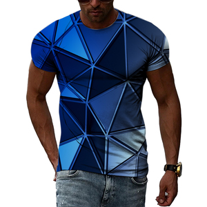 Men's Casual 3D Printed T shirt Short-Sleeved Fit Oversized Top with Birthday Sublimation High Quality 100% Cotton Men T-Shirts - Product Image 4