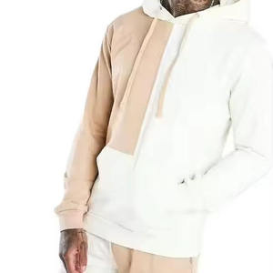 Conjunto de Sudadera con Capucha y Pantalones Cortos de Color Sólido, Transpirable, con Logotipo Personalizado, Ropa Casual para Hombre, Nueva Colección Otoño - Product Image 1