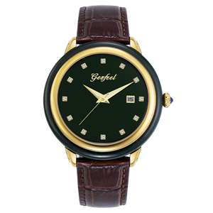 Montre mécanique automatique GEZFEEL Classic Design 1042G-7/1042L-7 pour homme et femme, montre de luxe en jade, fabricant certifié. - Product Image 3