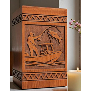 Handcrafted Wooden Cremation Urn for Ashes Classic <b>Memorial</b> Urn <b>Memorial</b> Keepsake by AYAANS - Product Image 3