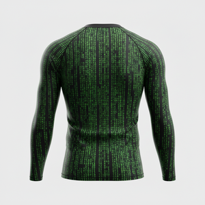 Unisex Long Sleeve Rash Guard Compression Fit Quick Dry Swim Shirt <b>Surf</b> Top Activewear for Gym Training Fitness - Product Image 2