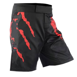 Breathable MMA <b>Shorts</b> <b>Men</b> Side Slits Strong Waistband Offering Strength Control Durable Martial Arts Fight <b>Shorts</b> Training - Product Image 3