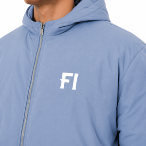 Men's Crop Oversized Thick Hooded Puffer Jacket With Zipper Front Casual <b>Winter</b> Men's Jacket Thick Polyester Wadding Windproof - Product Image 5