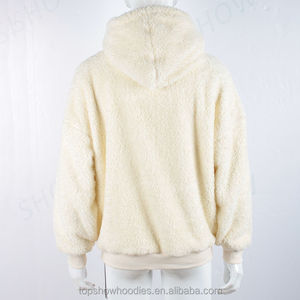 Sweat-shirt à capuche en sherpa pour homme avec doublure en polaire polyester, service de marque privée pour les boutiques de vêtements en ligne - Product Image 6