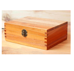 Barkah Star Eco-Friendly Polished Wood Jewelry Gift <b>Box</b> Organizer Custom Capacity Handmade Modern - Product Image 5