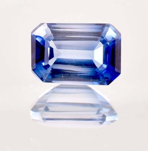Zafiro Ceylon Azul Real Natural, Corte Radiante, Certificado por GIA, Piedra Preciosa Suelta para Joyería, Piedra Fina - Product Image 2