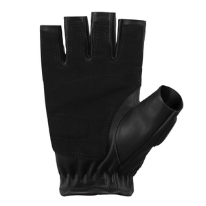 Sporty <b>Black</b> <b>Leather</b> Bike Wear <b>Gloves</b> Wrist-Length Breathable Unlined for Sports Spring Summer <b>Black</b> <b>Men's</b> Motorcycle Biker <b>mens</b> - Product Image 3