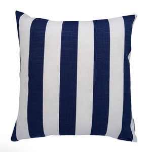 Blue and White Striped Hamptons Style <b>Cushion</b> <b>Cover</b> - Product Image 3