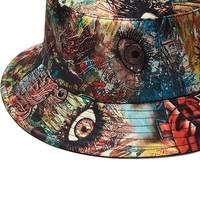 Sombreros de Pescador de Diseño Personalizados de Lujo con Estampado de Anime, Sombrero de Cubo con Gráficos de Dibujos Animados y Etiqueta de Marca Privada
