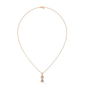 จี้เพชรเลี้ยงในห้องปฏิบัติการสีโรสโกลด์สำหรับผู้หญิง เครื่องประดับชั้นดี ดีไซน์ทันสมัย เหมาะสำหรับงานปาร์ตี้และงานแต่งงาน - Product Image 3