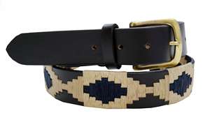 Ceinture Polo Homme en Cuir Véritable Faite à la Main, Style Gaucho, Cousue Main, Vente en Gros Direct Usine, Sacs et Étuis LPB-0045 - Product Image 4