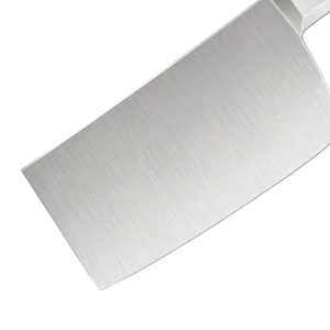 Cuchillos de Cocina Silver Cleaver con Hoja Rectangular Ancha y Mango Plateado a Juego para Cortar Carne y Picar Verduras - Product Image 2