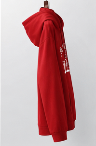 Vente en gros sweat à capuche de printemps 100% coton tissé écologique avec logo personnalisé unisexe pour hommes - Product Image 2