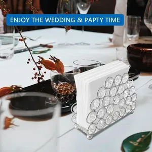 Premium Handmade Metal Napkin Holder Luxury Contemporary Dining Table Tissue Organizer Decorative Restaurant Hotel Home <b>Kitchen</b> - Product Image 5