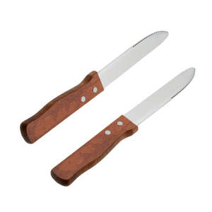 Couteau à steak de chasse classique de haute qualité 2026 HTTC STORE, qualité industrielle, écologique, personnalisable, en acier inoxydable Damas, OEM - Product Image 2