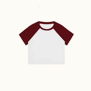Crop top tendance pour jeunes filles et femmes, t-shirt court de marque pour l'été, tee-shirt élégant et sportif pour filles adultes. - Product Image 6