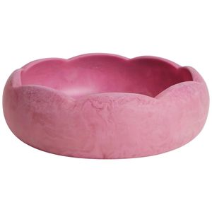 Nouveau Bol Venus en Résine Vert Clair Fait Main, Écologique, Compatible Congélateur, Motif Floral, Texture, Idéal pour Servir Fruits et Salades lors de Fêtes - Product Image 5