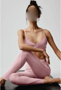 Leggings deportivos para mujer, cintura alta, transpirables, elásticos, para yoga, entrenamiento, correr, gimnasio, pantalones deportivos sin costuras para unisex. - Product Image 2